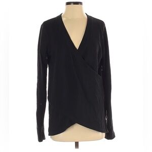 Old Navy Black Wrap Crossover Sweater. - Size Small Tall